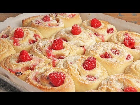 Raspberry Cheesecake Rolls Recipe | Episode 1246 - UCNbngWUqL2eqRw12yAwcICg