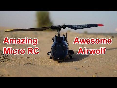 Micro RC Bell 222 Airwolf Helicopter with CC3D Outdoor Flight - UCsFctXdFnbeoKpLefdEloEQ