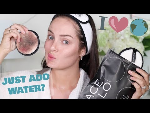 REMOVING MY MAKEUP WITHOUT MAKEUP REMOVER! The Face Halo! - UCLFW3EKD2My9swWH4eTLaYw