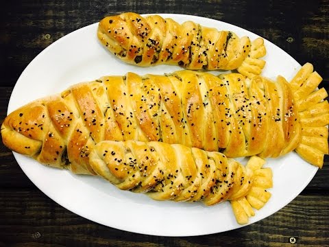 Broccoli  and Cheese Fish Shaped Braid/Bread with Raihana's Cuisines - UCoq4cyttGVBzqB5oDtSQsBA