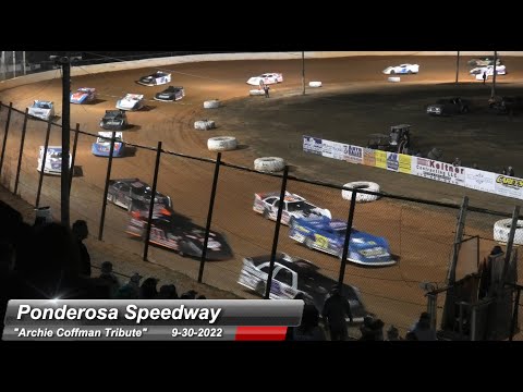Ponderosa Speedway - Super Late Model Feature - 9/30/2022 - dirt track racing video image