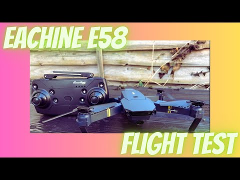Eachine E58 Folding Quadcopter Drone Flight Test Video - UCPZn10m831tyAY55LIrXYYw