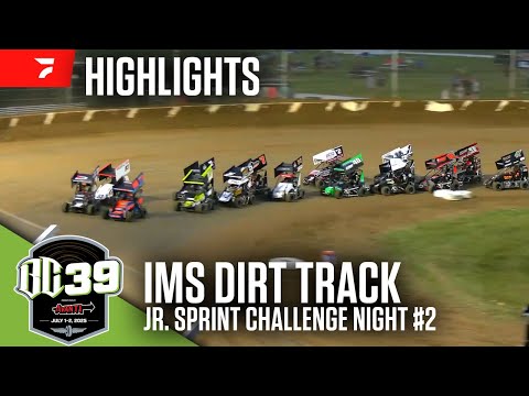 Stoops Pursuit | Jr. Sprint Challenge at Indianapolis Motor Speedway Dirt Track 7/1/25 | Highlights - dirt track racing video image