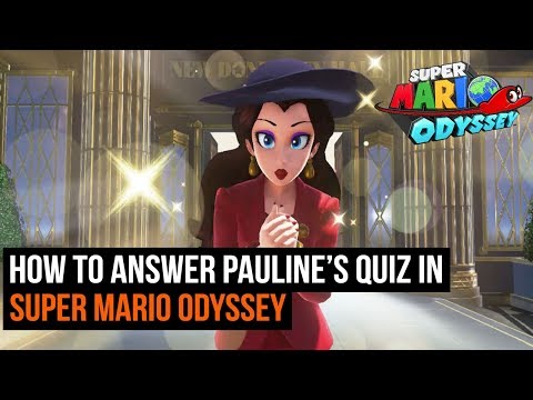 How to answer Pauline’s quiz and find her birthday present in Super Mario Odyssey - UCk2ipH2l8RvLG0dr-rsBiZw