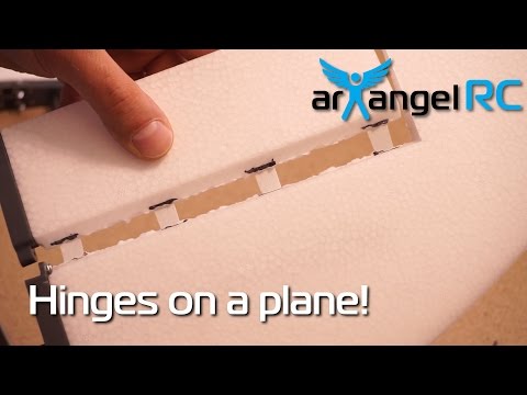 How to install hinges on an RC airplane - UCG_c0DGOOGHrEu3TO1Hl3AA