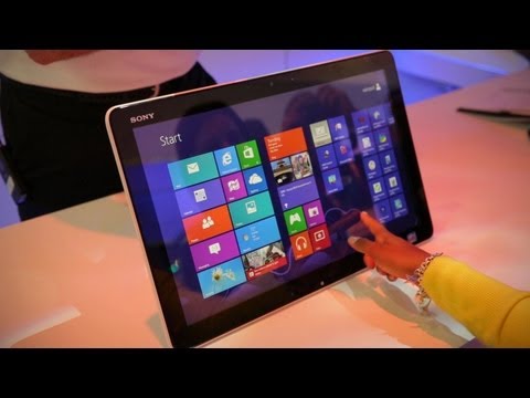 Sony VAIO Tap 20 Hands-on - CES 2013 - UCR0AnNR7sViH3TWMJl5jyxw