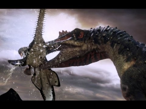 Spinosaurus fishes for prey - Planet Dinosaur - BBC - UCwmZiChSryoWQCZMIQezgTg