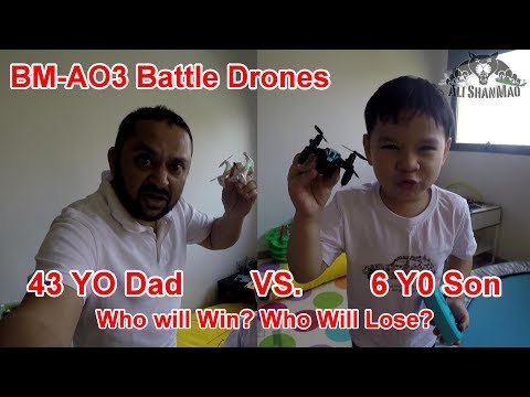 6 Years Old Son Beats Dad in Drone Battle - UCsFctXdFnbeoKpLefdEloEQ