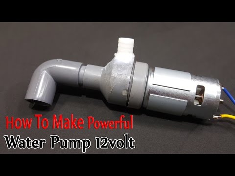 How to make Powerful Water Pump 12volt With 775 Motor - UCFwdmgEXDNlEX8AzDYWXQEg