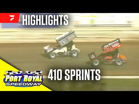 410 Sprints at Port Royal Speedway 8/30/25 | Highlights - dirt track racing video image