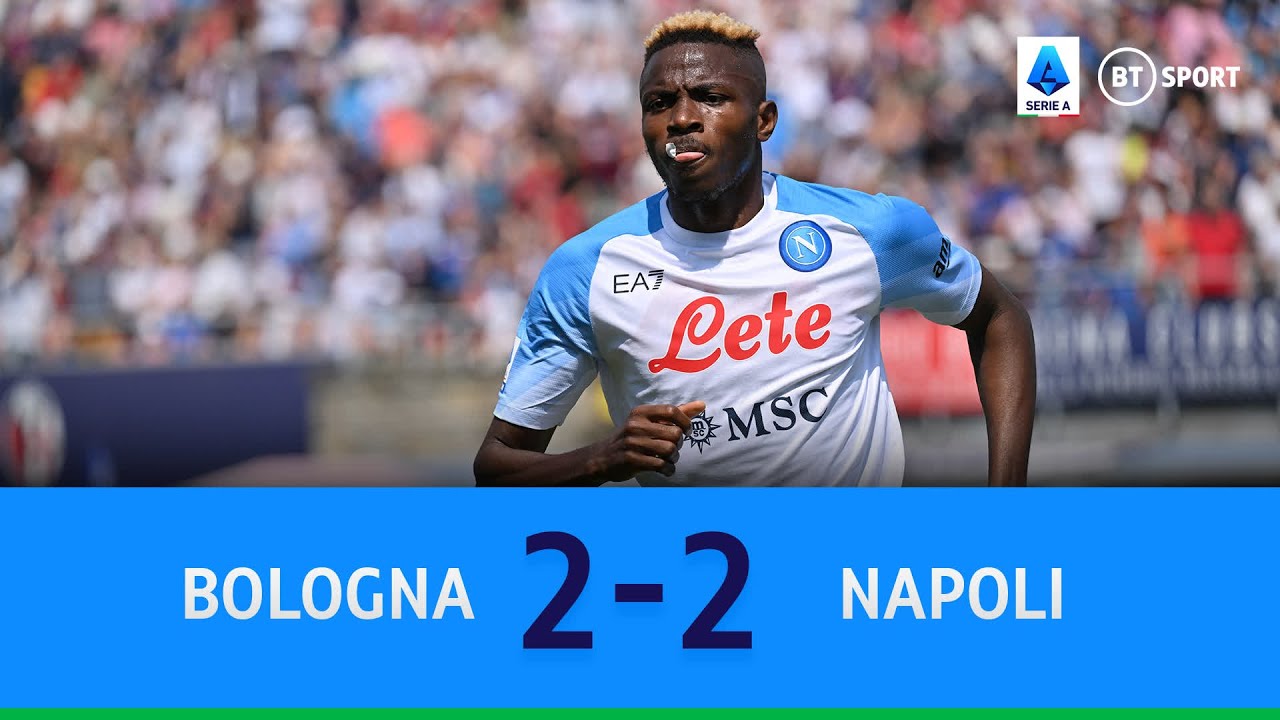 Bologna v Napoli (2-2) | Osimhen Nets Twice But Partenopei Lose Two-Goal Lead | Serie A Highlights