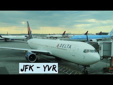 NEW YORK TO VANCOUVER | Delta Air Lines | Flight Vlog
