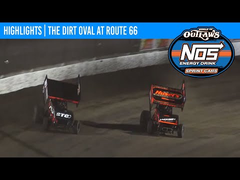 World of Outlaws NOS Energy Drink Sprint Cars | Route 66 Raceway | October 18, 2024 | HIGHLIGHTS - dirt track racing video image