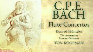 Carl Philipp Emanuel Bach - Flutes Concertos, wq 22, 168 .. (ref.rec.: Konrad Hünteler, Ton Koopman)