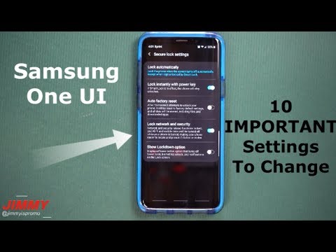 Official Samsung One UI - 10 IMPORTANT Settings To Change - UCenU8Lc_KuRTyJzs0t1Tteg