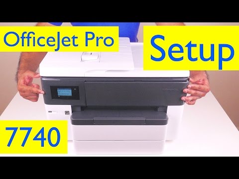 HP OfficeJet Pro 7740 Unboxing and Setup - Wireless Wide Format All-in-One Printer - UC_acrluhgPmor082TT3lhDA