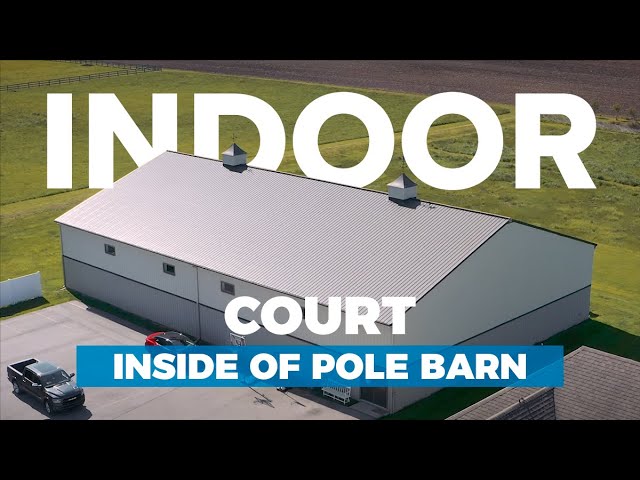 How to Build a Pole Barn Basketball Court