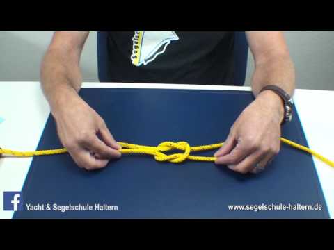 Der Kreuzknoten für die praktische Prüfung SBF See / Binnen # 2