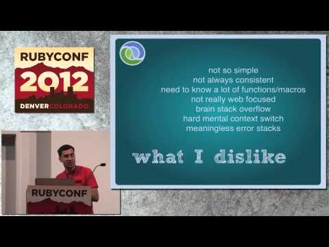 Ruby Conf 12 - Ruby Vs. The World by Matt Aimonetti - UCWnPjmqvljcafA0z2U1fwKQ