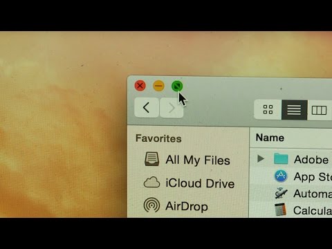 Locating the full-screen button in OS X Yosemite - UCOmcA3f_RrH6b9NmcNa4tdg