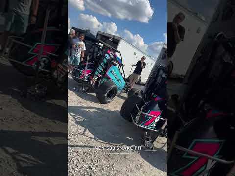 The snake pit #indy #dirttrackracing #sprintcar #racecar - dirt track racing video image