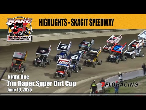 RACE HIGHLIGHTS: NARC SPRINT CARS @ SKAGIT SPEEDWAY - JUNE 19, 2025 - dirt track racing video image