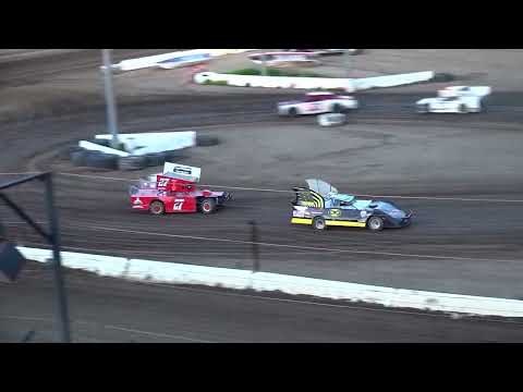 Perris Auto Speedway Figure 8 Heat Race 4-6-24 - dirt track racing video image