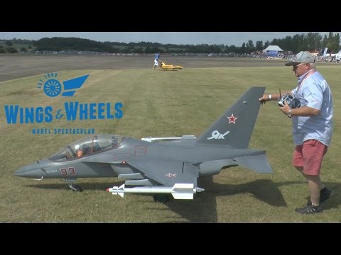 LARGE 1/4 SCALE RC Yak 130 (Twin P180 turbine): Wings & Wheels Model Spectacular 2015 - UChL7uuTTz_qcgDmeVg-dxiQ