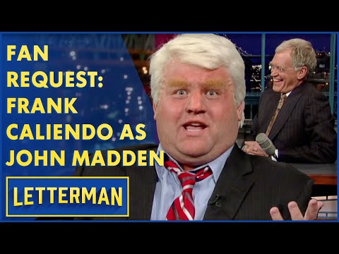 Fan Request: Frank Caliendo As John Madden | Letterman video clip