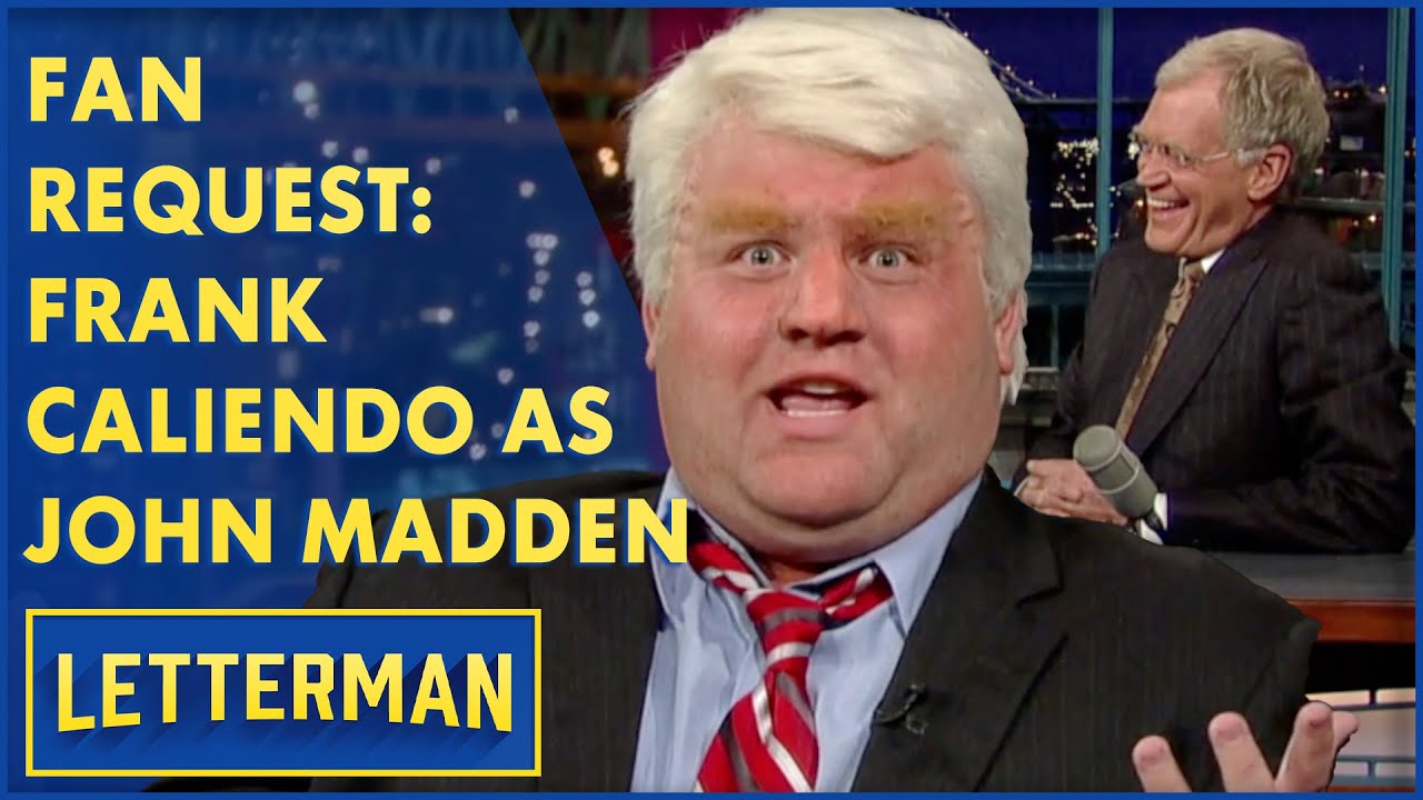 Fan Request: Frank Caliendo As John Madden | Letterman video clip