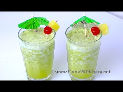 PINEAPPLE DRINK *COOK WITH FAIZA* - UCR9WXUxcp0bR9OWi5ersIHw