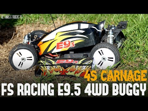 FS RACING E9.5 4WD BRUSHLESS 1/8 BUGGY - 4S Bash Carnage! - UC1JRbSw-V1TgKF6JPovFfpA