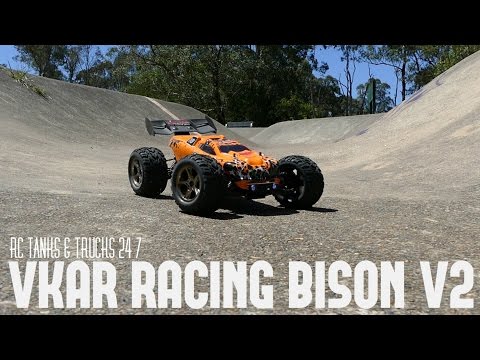 VKAR RACING BISON V2 Brushless Powerhouse - Bash/Flying Session - MASSIVE AIR! - UC1JRbSw-V1TgKF6JPovFfpA