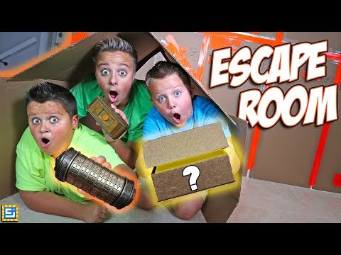 24 Hours Giant Box Fort Mystery Escape Room Surprise! - UCneC60ueLDbk6NVzMHUUhKg