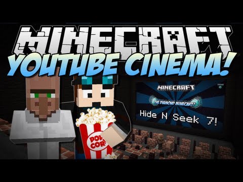 Minecraft | YOUTUBE CINEMA! (Web Displays Mod!) | Mod Showcase [1.6.4] - UCS5Oz6CHmeoF7vSad0qqXfw