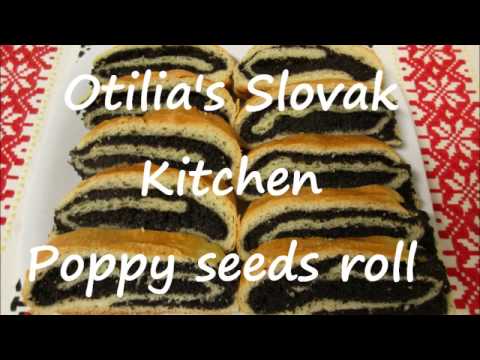 Slovak poppy seeds roll