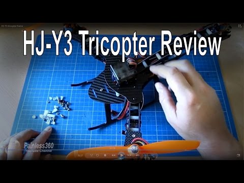 HJ-Y3 Tricopter Frame Kit  - Overview, Build Summary and Review (kit from TomTop.com) - UCp1vASX-fg959vRc1xowqpw