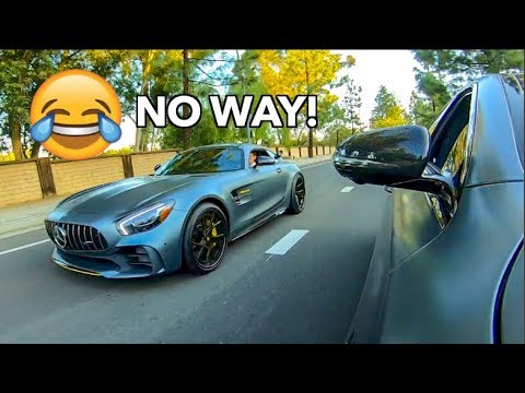 MERCEDES AMG GTR OWNER BETS $1000 HIS CAR IS FASTER LOL! - UCtS0JcoBgAIEjmifiip8IJg