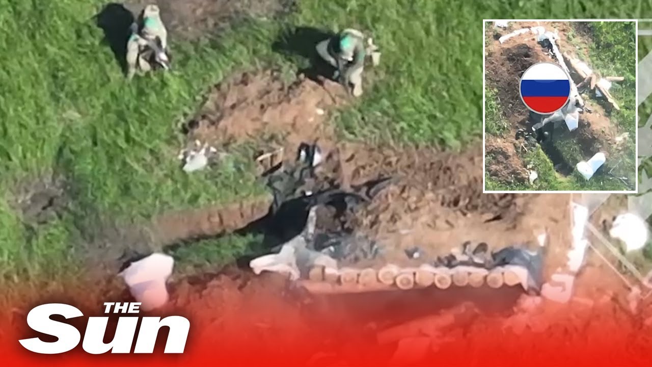 Ukrainian fighters clear Russian trenches with the help of drone reconnaissance