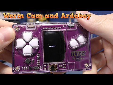 Nyko Worm Cam and Arduboy credit card Tetris Game - UC8uT9cgJorJPWu7ITLGo9Ww