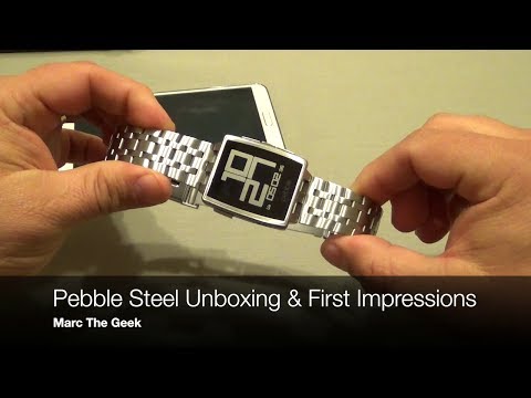 Pebble Steel Unboxing and First Impressions - UCbFOdwZujd9QCqNwiGrc8nQ