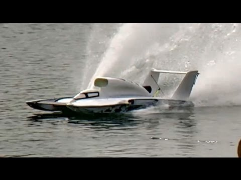 RC HYDROPLANE POWERBOAT SPEEDBOAT 130 KMH VERY FAST MODELSHIP / Edderitz Germany 2015 - UCH6AYUbtonG7OTskda1_slQ