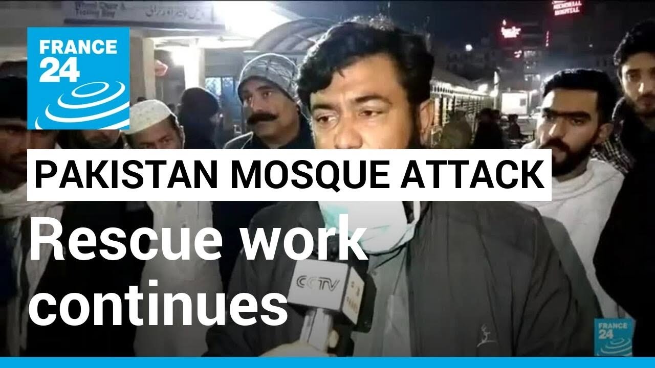 Pakistan mosque attack: Death toll passes 90 as rescue work continues • FRANCE 24 English