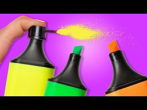 25 COOL LIFE HACKS WITH MARKERS - UC295-Dw_tDNtZXFeAPAW6Aw