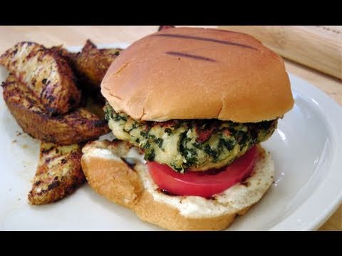 Spinach Turkey Burgers - Recipe by Laura Vitale - Laura in the Kitchen Episode 119 - UCNbngWUqL2eqRw12yAwcICg