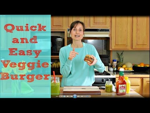 Veggie Burger Recipe - Easy, Quick and Delicious