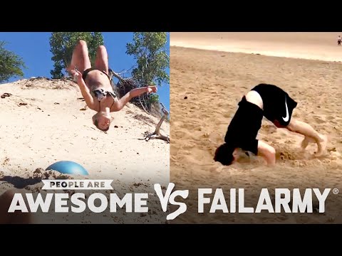 Beach Backflips, Squad Tricks & More | People Are Awesome vs. FailArmy - UCIJ0lLcABPdYGp7pRMGccAQ