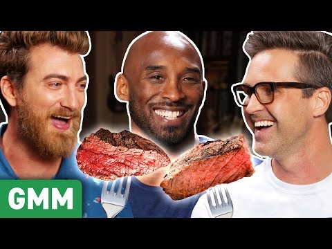 Can Kobe Bryant Guess Kobe Beef Vs. Cheap Beef? (GAME) - UC4PooiX37Pld1T8J5SYT-SQ