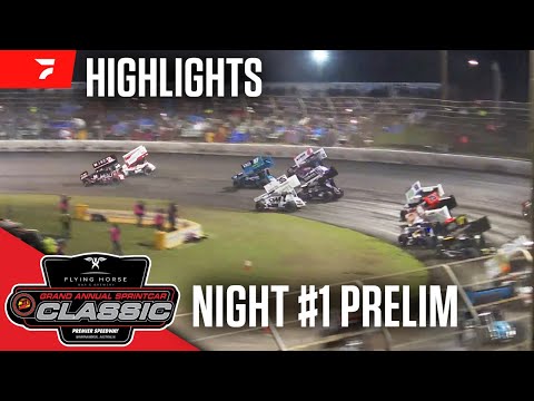 Night #1 Prelim | 2024 Grand Annual Sprintcar Classic at Premier Speedway - dirt track racing video image