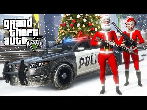 GTA 5  - COPS AND ROBBERS!! (GTA 5 Christmas DLC Update) - UC2wKfjlioOCLP4xQMOWNcgg